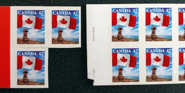 Canada #1700e 90% complete Die Cutting Omitted 2000 47c Booklet