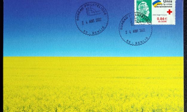 France 24 Aug 2022 Ukraine Support Maxicard, last one*