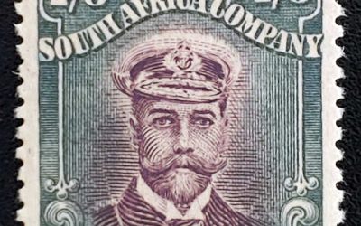 Rhodesia #136 VF Mint 1913/23 7/6d George V Admiral Die II