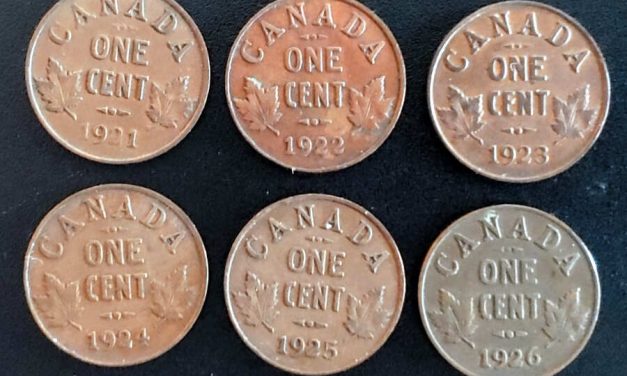 Canada Fine+ 1921-1926 George V key date Cents (6 diff)