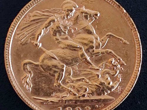 G.B. XF 1893 Victoria Gold Sovereign
