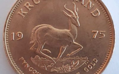 South Africa BU 1975 ounce Gold Krugerrand 1.0003oz AGW
