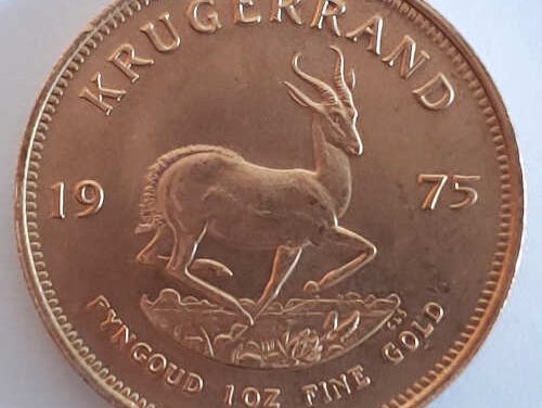South Africa BU 1975 ounce Gold Krugerrand 1.0003oz AGW