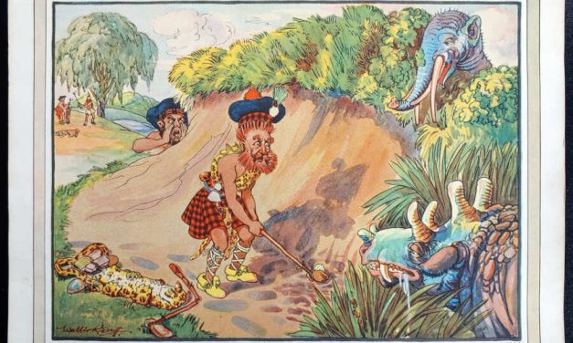 Perils of Early Golf 1925 William R. Duff colour prints (6 diff)