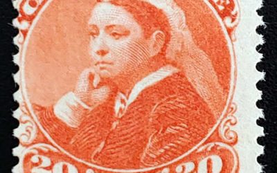 Canada #46 Fine Never Hinged 1893 20c Widow Weed