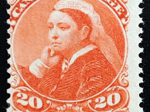 Canada #46 Fine Never Hinged 1893 20c Widow Weed