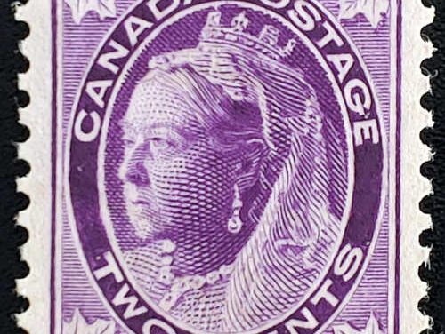 Canada #68 VFNH 1897 2c QV Leaf shade