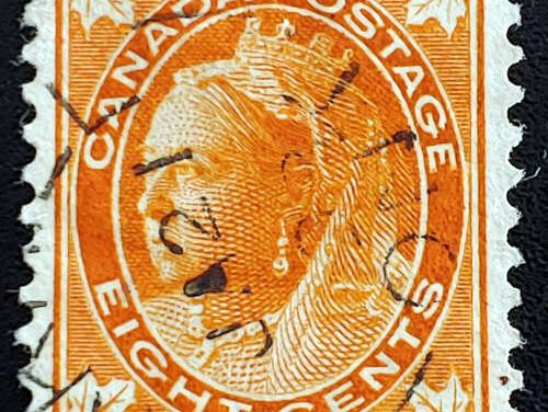 Canada #72 21 Jan 1888 Kirkhill, Ont CDS Used 8c QV Leaf