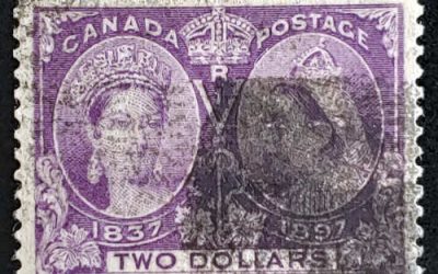 Canada #62 F/VF Used 1897 $2 Jubilee