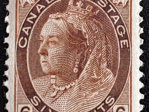 Canada #80 VF Mint 1898 6c Queen Victoria Numeral