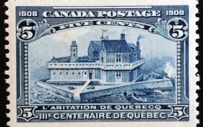 Canada #99 VF Mint 1908 5c Quebec