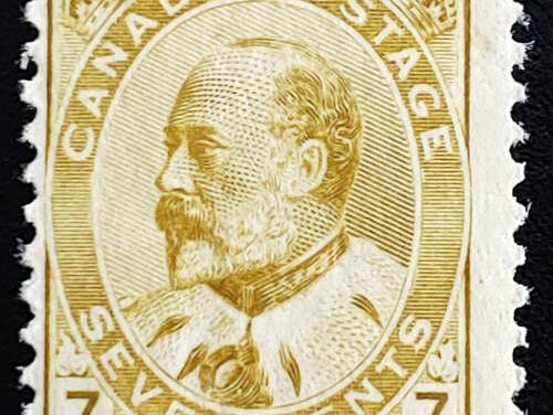 Canada #92 F/VF Never Hinged 1903 7c Edward VII
