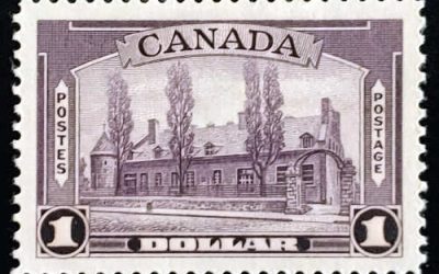 Canada #245i VF Mint 1938 $1 Aniline Ink Variety