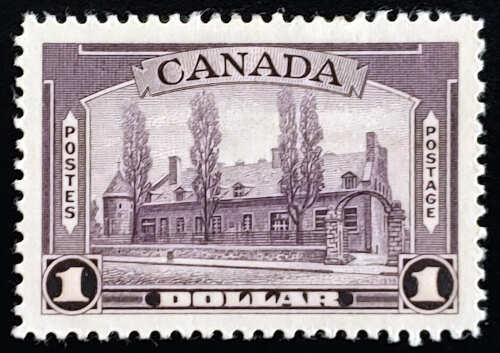 Canada #245i VF Mint 1938 $1 Aniline Ink Variety