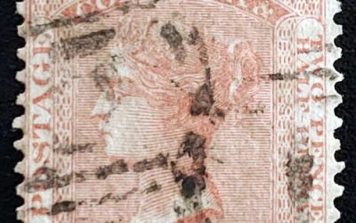 B.C. #2 VG Lillooet numeral 15 Used 1860 2.5d, ex Pike, Wallace