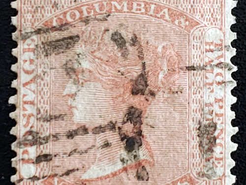 B.C. #2 VG Lillooet numeral 15 Used 1860 2.5d, ex Pike, Wallace