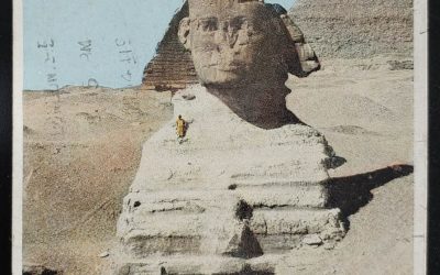 Sphinx 14 Jul 1911 1/2d colour Penny Dreadful Postcard