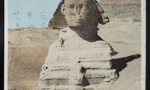 Sphinx 14 Jul 1911 1/2d colour Penny Dreadful Postcard