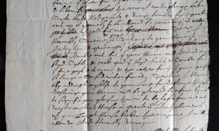 13 Nov 1645 signed Westmorland Letter about lumbering, ex Wellburn