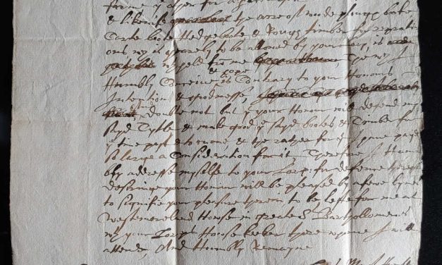 13 Nov 1645 signed Westmorland Letter about lumbering, ex Wellburn