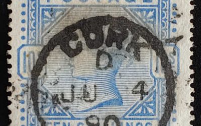 G.B. #109 4 Jan 1890 CDS Used 10/- Victoria