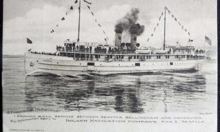 S.S. Iroquois 14 Dec 1908 2c Inland Navigation Co. Postcard