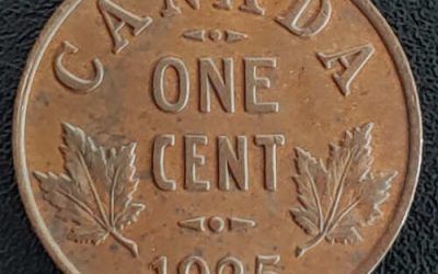Canada Brown Unc 1925 George V Cent
