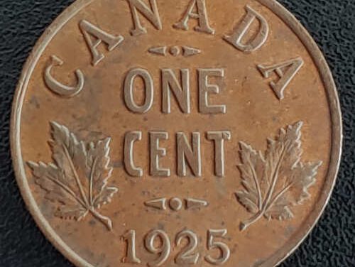 Canada Brown Unc 1925 George V Cent