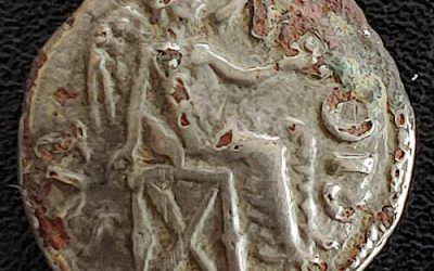 Celtic Ancient Britain AD 35-43 Epaticcus 1.36g Silver Unit