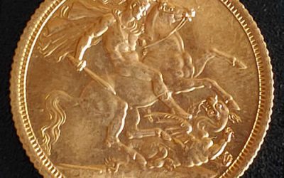 Great Britain BU 1965 QEII Gold Sovereign .2355oz AGW