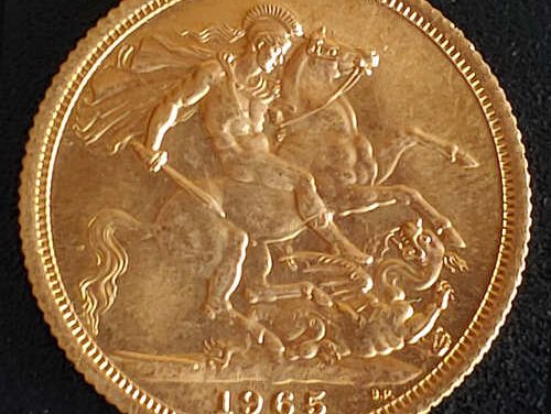 Great Britain BU 1965 QEII Gold Sovereign .2355oz AGW