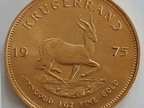 South Africa BU 1975 Ounce Gold Krugerrand
