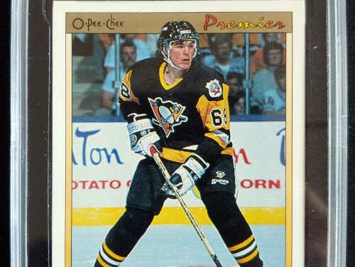 Jaromir Jagr KSA 9.5 NGM 1990/91 OPC Premier Rookie Hockey Card