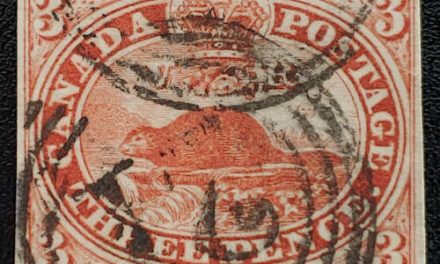 Canada #4 VF Montreal numeral 21 Used 1852 3d Beaver
