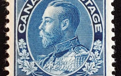 Canada #111 VF Mint 1914 5c Admiral shade