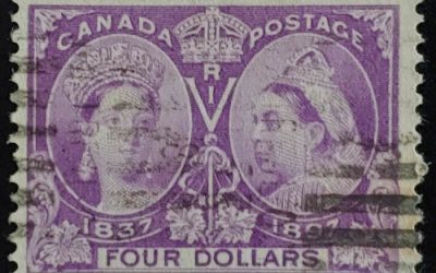 Canada #64 Used 1897 $4 Jubilee