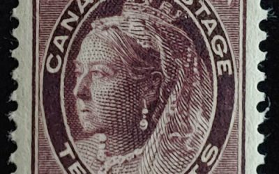 Canada #73 VF Mint 1897 10c Victoria Leaf