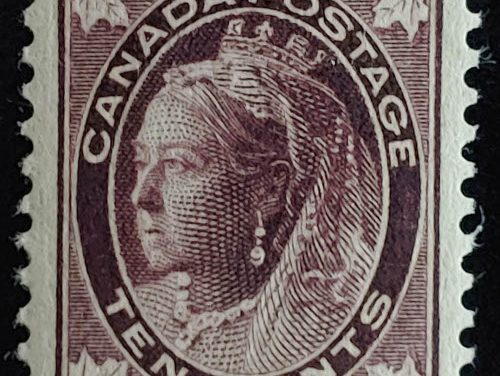 Canada #73 VF Mint 1897 10c Victoria Leaf