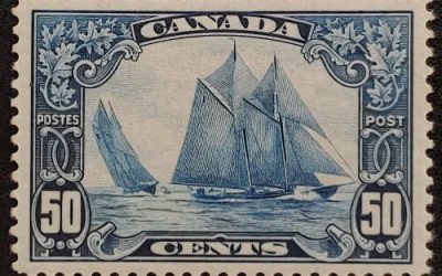 Canada #158 VF Mint 1929 50c Bluenose