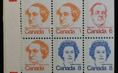 Canada #586 Never Hinged 1974 Missing and Broken 1s Booklet Pane