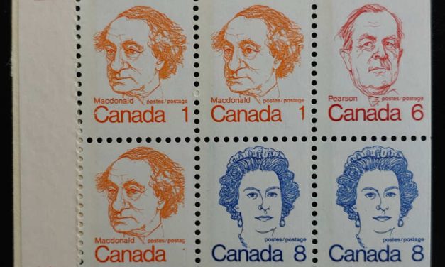 Canada #586 Never Hinged 1974 Missing and Broken 1s Booklet Pane