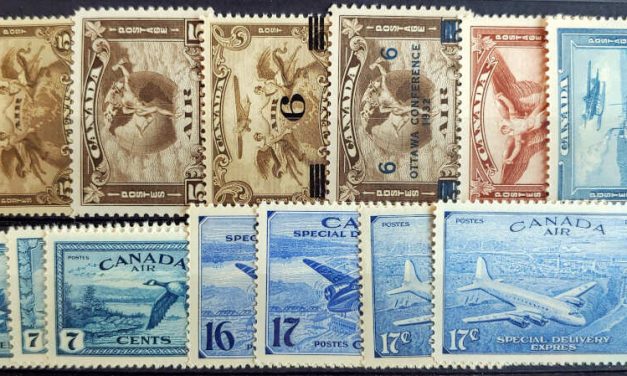 Canada #C1-9, CE1-4 gen VFNH 1928/46 Airmail Set (13)