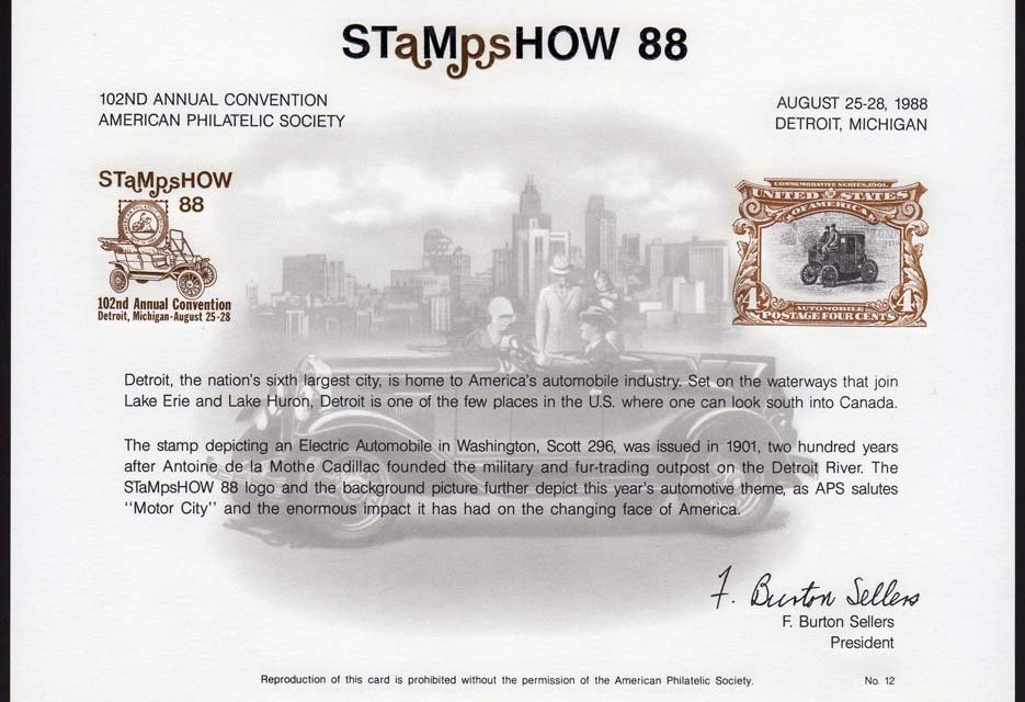 1988: Detroit, Montreal, Virginia Beach, Wellburn auction