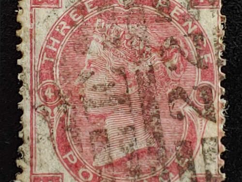 G.B. #49 Fine Used 1867/80 3d Plate 4