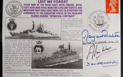 Margaret Thatcher etc signed 14 Jun 1996 Royal Navy Cover #71/85