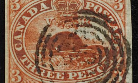 Canada #4d F/VF Used 1852 3d Thin Paper Beaver