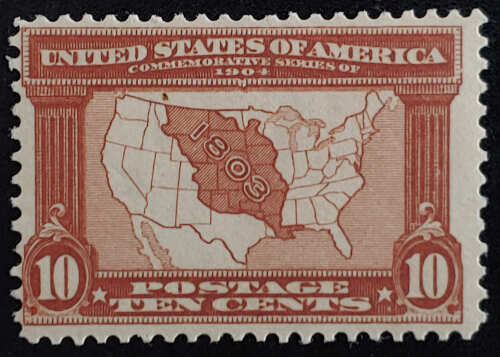 U.S.A. #327 Fine Never Hinged 1904 10c Louisiana Purchase