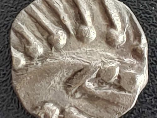 Anglo Saxon AD 670-740 1.23g Porcupine type Silver Sceat