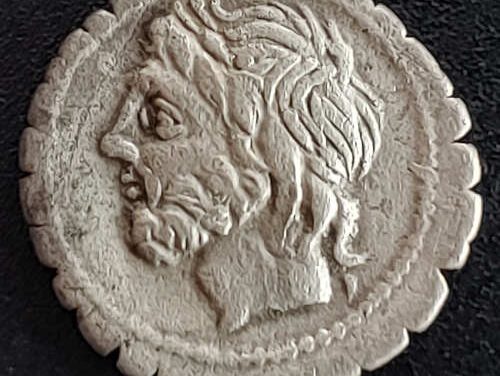 Roman Rep. 106 BC L. Cornelius Scipio Asiagenus 3.69g AR Denarius