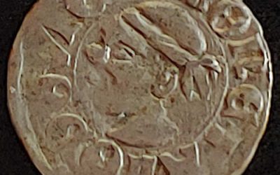 Hungary, Croatia, & Poland 1370-82 Louis I of Anjou .48g Silver Denier